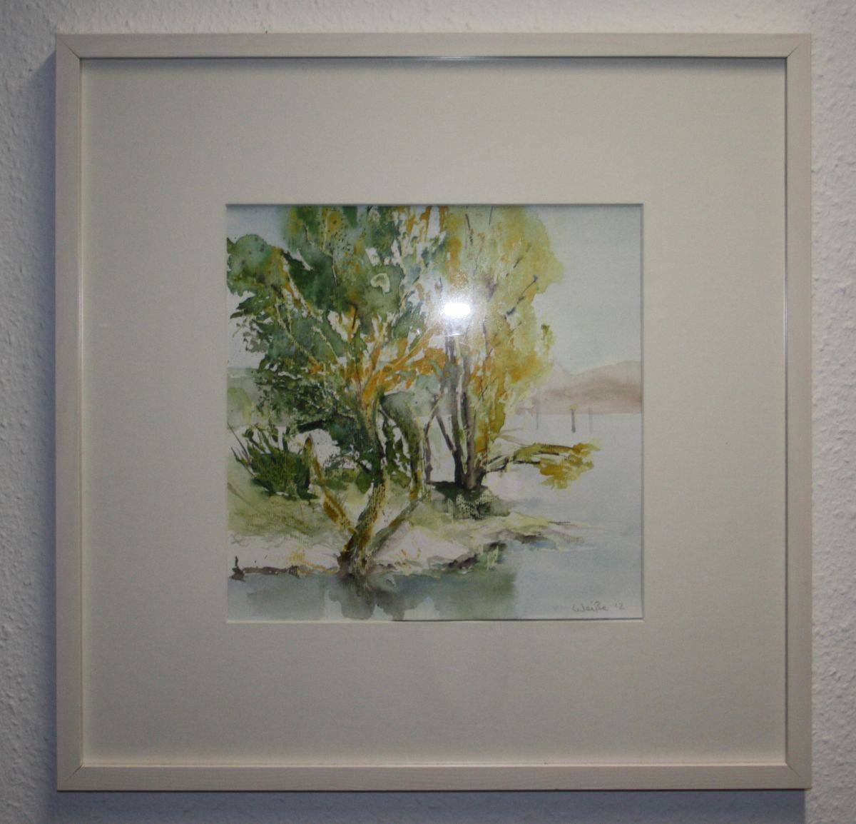 Baum_am_Wasser_Aquarell Baum am Wasser (Aquarell)