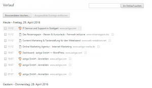 Wie Sie in Ihrem Browser den Verlauf endgültig löschen können 5 Verlauf löschen